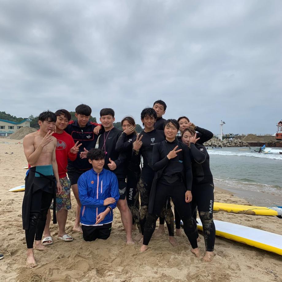 생활체육학전공 등산및캠핑 수업 '서핑' 8