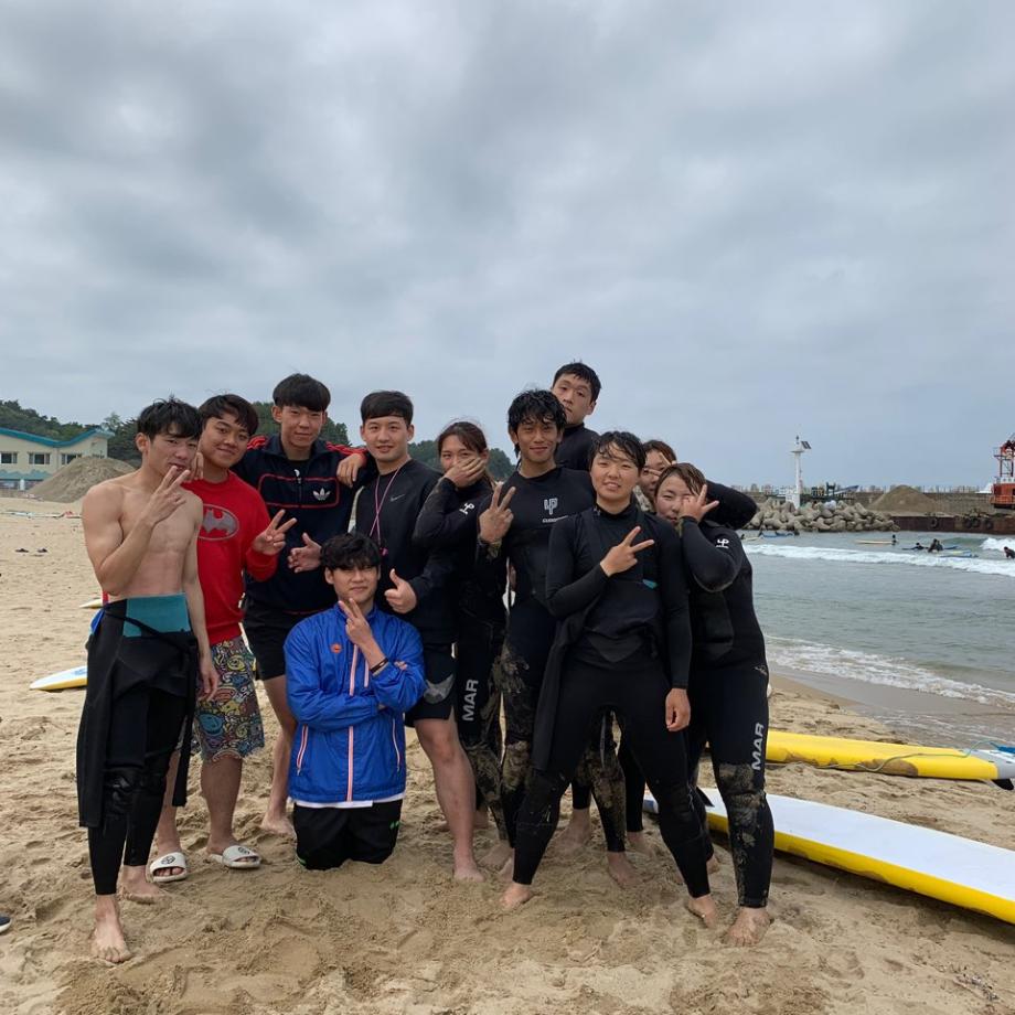 생활체육학전공 등산및캠핑 수업 '서핑' 9